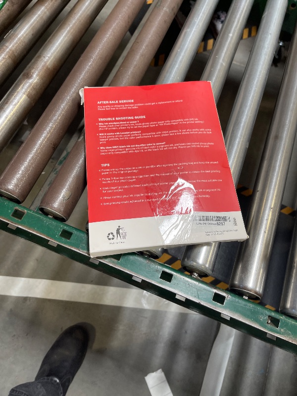 Photo 1 of Koala Glossy Thin Inkjet Paper 8.5x11 Inches 100 Sheets Compatible with Inkjet Printer Use DYE INK 115gsm