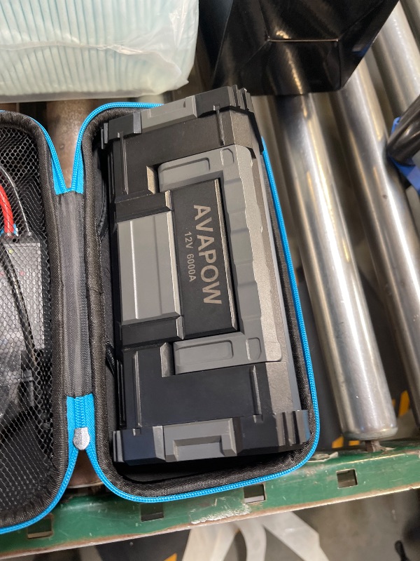 Photo 1 of AVAPOW 6000A Car Battery Jump Starter(for All Gas or up to 12L Diesel) Powerful Car Jump Starter with Dual USB Quick Charge and DC Output,12V Jump Pack with Built-in LED Bright Light