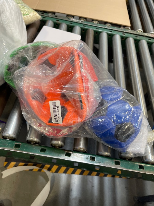 Photo 1 of DHYLRICHER 6-Pack Christian Charity Donation Soccer Balls with Pump, Official Size 5, Deflated Bulk Set for Samaritan's Purse Operation Christmas