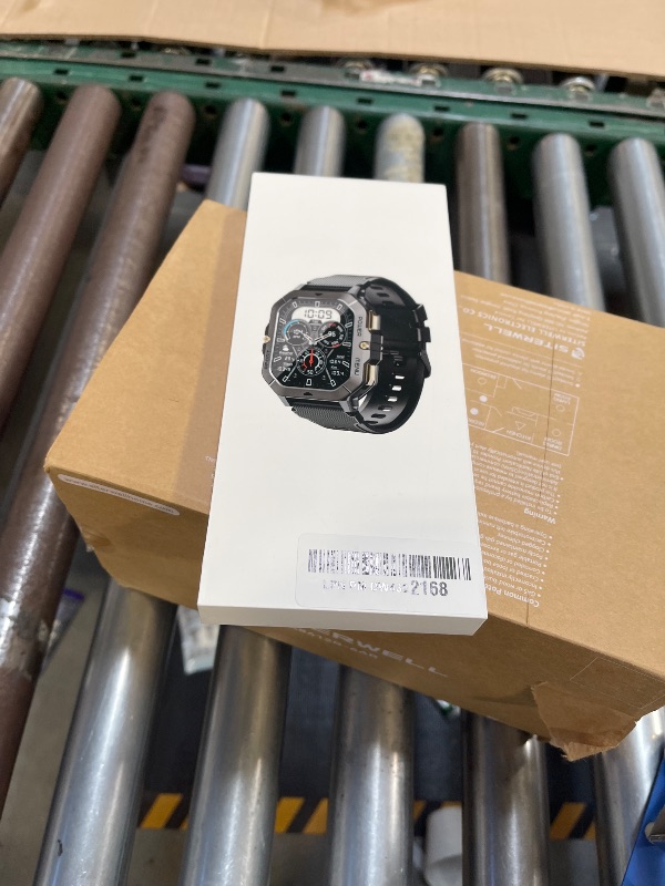 Photo 1 of Military Smart Watches for Men (Answer/Make Calls), 2.02'' Fitness Smart Watch for Android and iPhone, Waterproof Fitness Tracker with Blood Pressure/Heart Rate/Sleep/100+ Sport Modes, Watches for Men