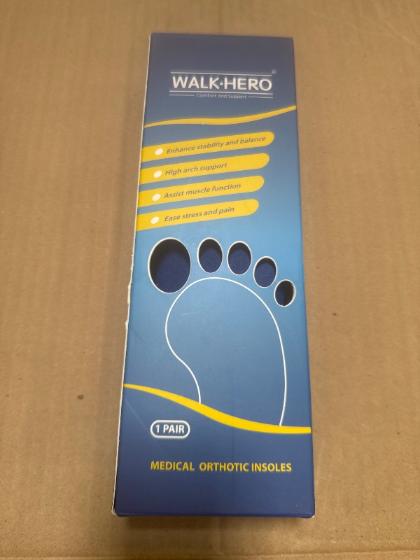Photo 1 of Plantar Fasciitis Feet Insoles Arch Supports Orthotics Inserts Relieve Flat Feet, High Arch (Mens 6-6 1/2 | Womens 8-8 1/2)