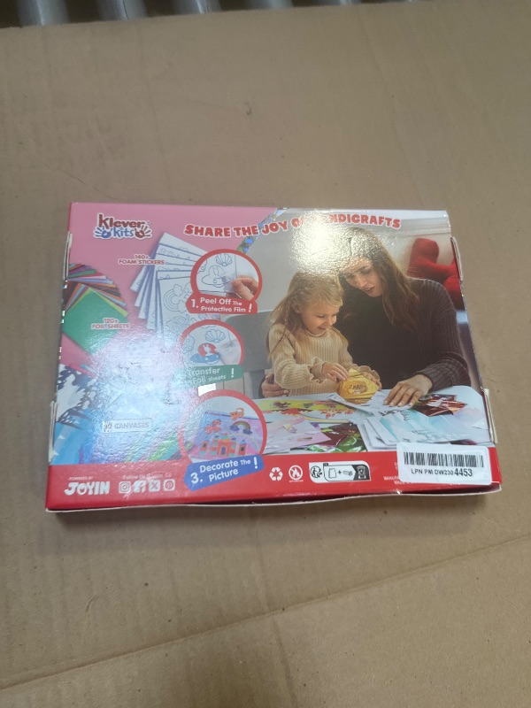 Photo 1 of Klever Kits Foil Art Kit for Kids - Arts & Crafts Supplies, Mess Free Coloring, Foil Foam Stickers, Creative Travel Toys, Birthday Gifts for Boys & Girls Ages 4 and Up