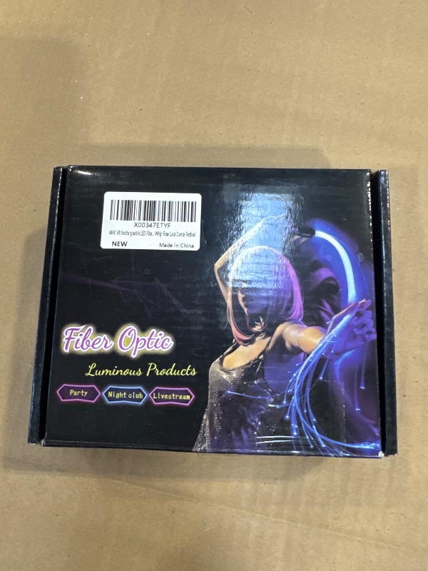 Photo 1 of AMKI 6ft Rechargeable LED Fiber Optic Whip, 360 Swivel 36 Mode Effects Super Bright Light Up Dance Rave Toy Great for Raves Parties, Light Shows, EDM Pixel Whip Flow Lace Dance Festival