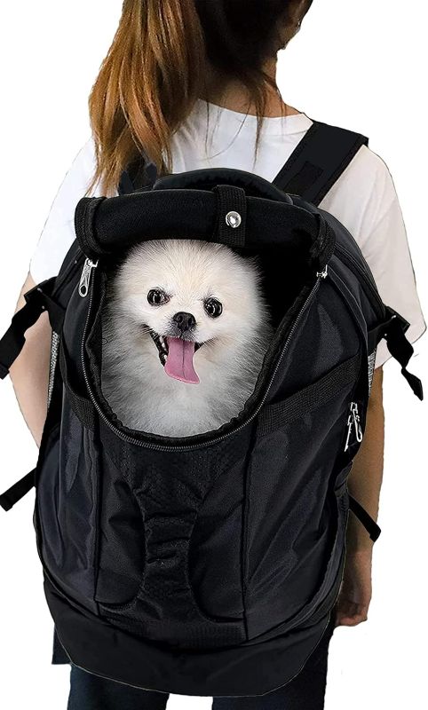 Photo 1 of 2024 New SHCihui Large Pet Backpack| Dog Backpack for Most Dog Sizes Travel&Hiking Pet Carrier Backpack with Safety Leash More Large Ventilations Double-Layer Structure