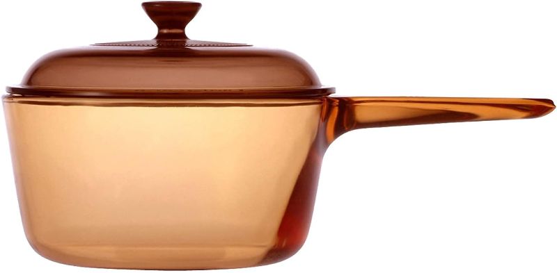 Photo 1 of \Corning Visions Visionware 1.5L  Sauce Pan Pot w/ Lid

