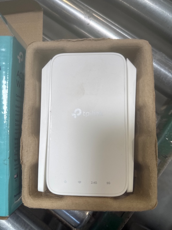 Photo 1 of TP-Link AC1200 WiFi Extender, 2024 Wirecutter Best WiFi Extender, 1.2Gbps home signal booster, Dual Band 5GHz/2.4GHz, Covers Up to 1500 Sq.ft and 30 Devices ,support Onemesh, One Ethernet Port (RE315)