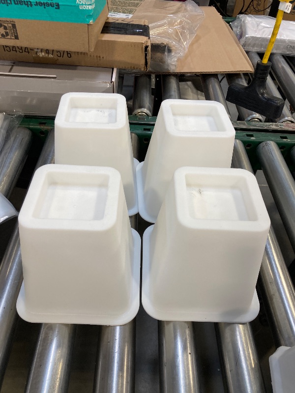 Photo 1 of ANNKUT Bed Risers 6 inch 4 pk 