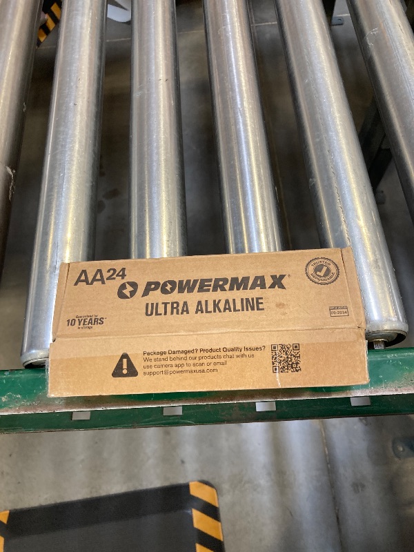 Photo 1 of Powermax 24-Count Double AA Batteries, Ultra Long Lasting Alkaline Battery, 10-Year Shelf Life
