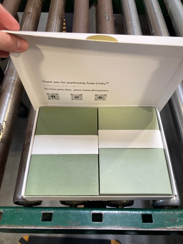 Photo 1 of Crisky Shade of Sage Green Thank You Cards (25 Pack) with Craft Envelopes & Stickers Greeting Cards Bulk for Birthday, Baby Shower,Bridal Shower, Wedding, Graduation