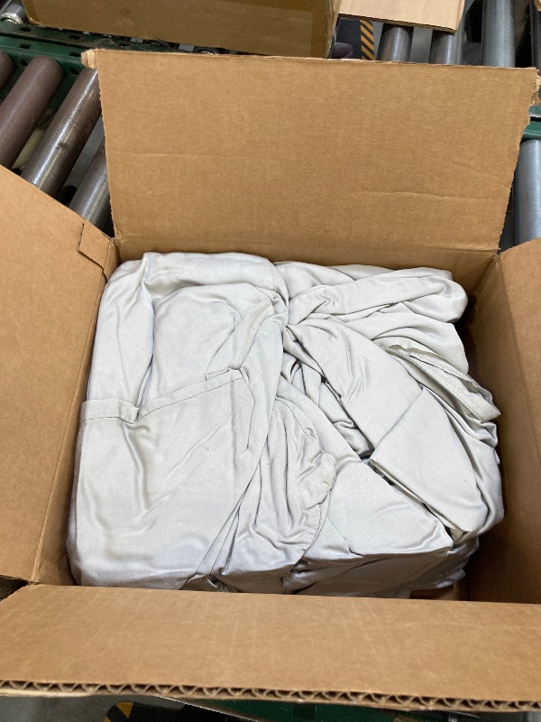 Photo 1 of Hotel Sheets Direct 3 Piece Queen Size Duvet Cover Set, 100% Viscose Derived from Bamboo Comforter Cover with 2 Pillow Shams, Moisture-Wicking Silky Soft Texture, Cooling, Breathable, Easy Care, Gray