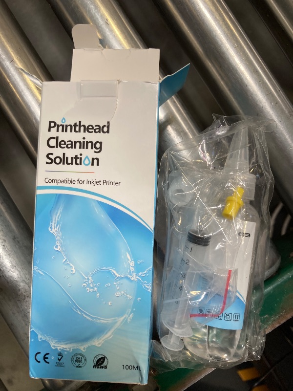 Photo 1 of Printhead Cleaning Kits Inkjet Printers, Printer Cleaning Kit for Epson Ecotank Printers, Printer Cleaner Kit for HP, Inkjet Printers Head Cleaning Solution for Canon Brother Print Head Liquid Nozzles