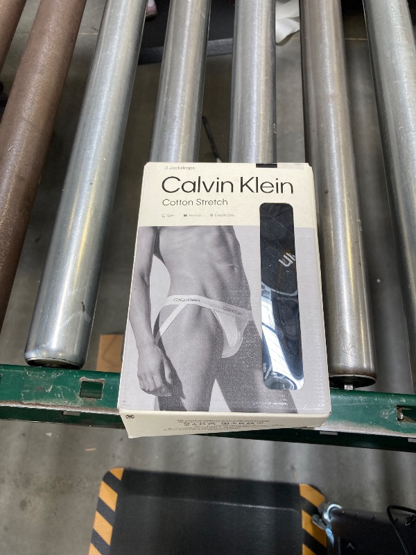 Photo 1 of Calvin Klein Cotton Stretch 3-Pack Jock Strap size large 