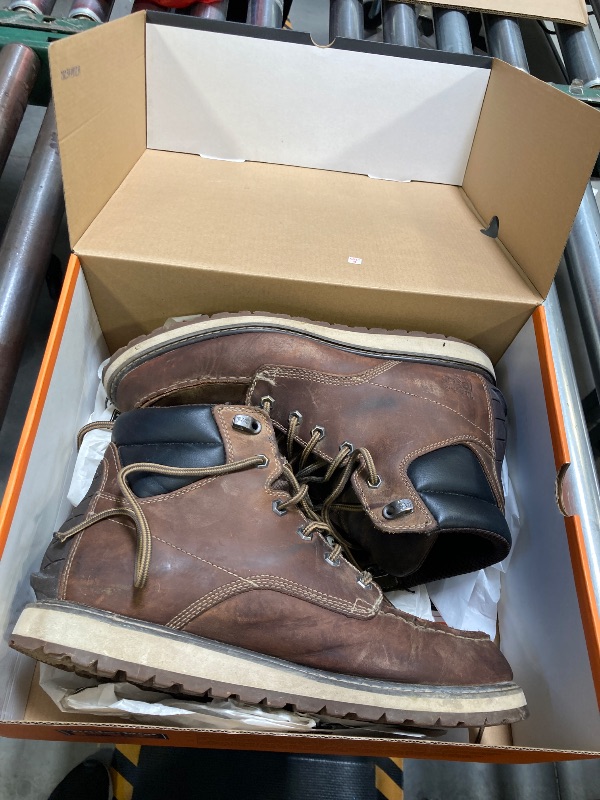 Photo 1 of Timberland PRO Men's Irvine Wedge 6 Inch Soft Toe Industrial Work Boot, Cathay Spice Brown-2024 NEW, 10.5M