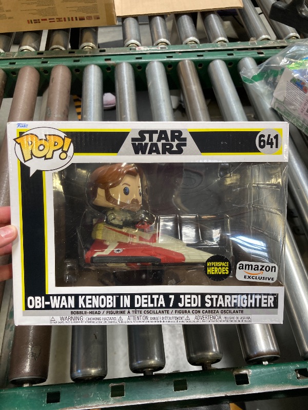 Photo 1 of Funko Pop Star Wars 641 Obi Wan Kenobi In Delta 7 Jedi Starfighter