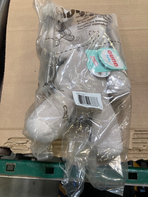 Photo 1 of GUND Baby Peek-a-Boo Flappy Elephant Plush, Elephant Stuffed Animal, Baby Toy for Ages 0 and Up, Gray, 7" (Batteries Not Required)