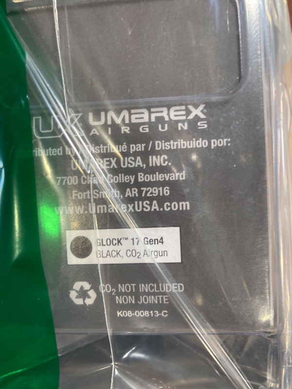 Photo 1 of Umarex GLOCK 17 Blowback .177 Caliber BB Gun Air Pistol, Gen4 , Black