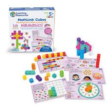 Photo 1 of MathLink® Cubes Kindergarten Math Activity Set: Mathtastics!
