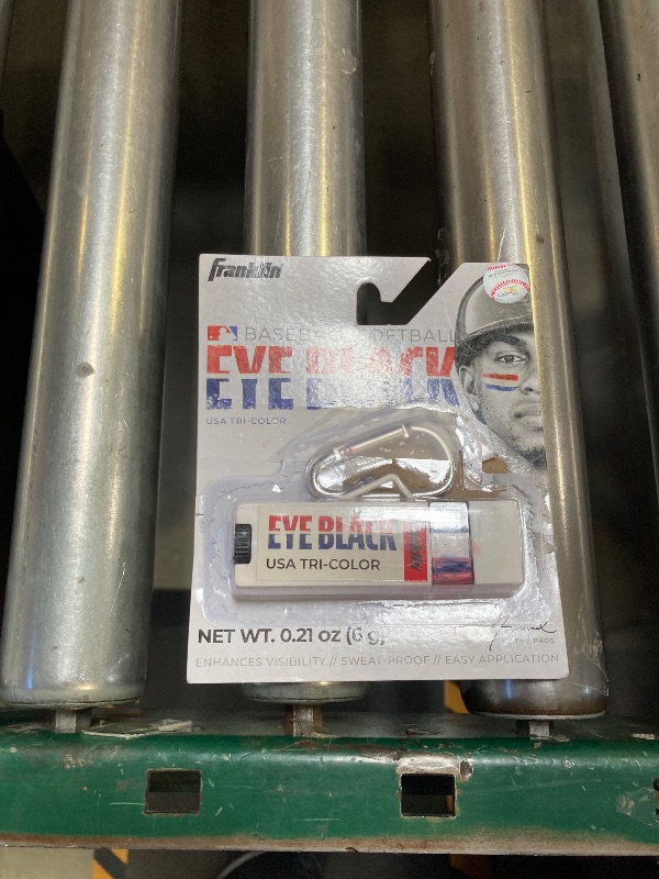 Photo 1 of Franklin Sports Baseball Eye Black - Red, White + Blue USA Stick for Kids Adults Multi Color Softball