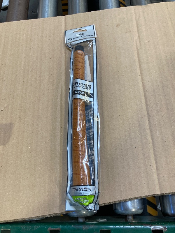 Photo 1 of SuperStroke Traxion Wrap Golf Club Grip, Standard, Advanced Surface Texture That Improves Feedback and Tackiness, Providing Durability and Comfortability, Black 