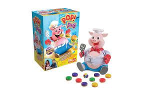 Photo 1 of Goliath Pop The Pig - Bigger & Better - Belly-Busting Fun as You Feed Him Burgers and Watch His Belly Grow, Multi Color
