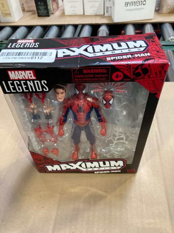 Photo 1 of Marvel Legends Maximum Series Spider-Man, Deluxe Spider-Man Comics Collectible 6-Inch Action Figure; Amazing Articulation; Spectacular Accessories