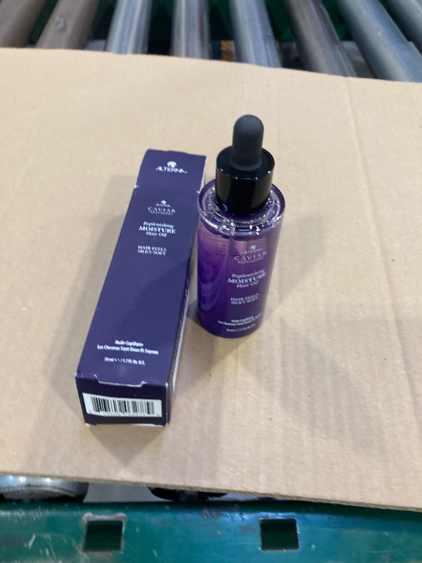 Photo 1 of Alterna Haircare CAVIAR Anti-Aging Replenishing Moisture Hair Oil 1.7 oz | Lightweight, Revives and Nourishes Hair | Increased Shine and Softness | Heat Protectant and Frizz Control