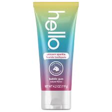 Photo 1 of hello kids unicorn sparkle fluoride toothpaste - exp -2026