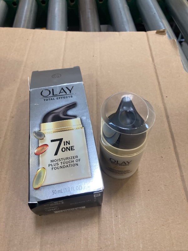 Photo 1 of Olay Total Effects 7 in One Anti-Aging Moisturizer + Touch of Foundation Light to Medium 1.7 oz 