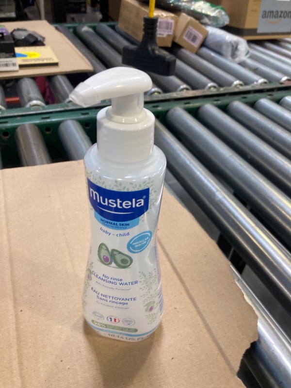 Photo 1 of Mustela Baby Cleansing Water - No-Rinse Micellar Water - with Natural Avocado & Aloe Vera - for Baby's Face, Body & Diaper â€“ 10.14 fl. oz. (Pack of 1)