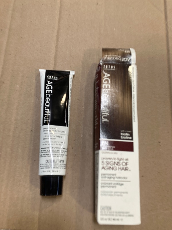 Photo 1 of AGE beautiful Permanent Hair Color Dye Liqui Creme | 100% Gray Coverage | Anti-Aging Haircolor | Biotin for Thicker, Fuller Hair | Professional Salon Coloring | 4N Dark Brown