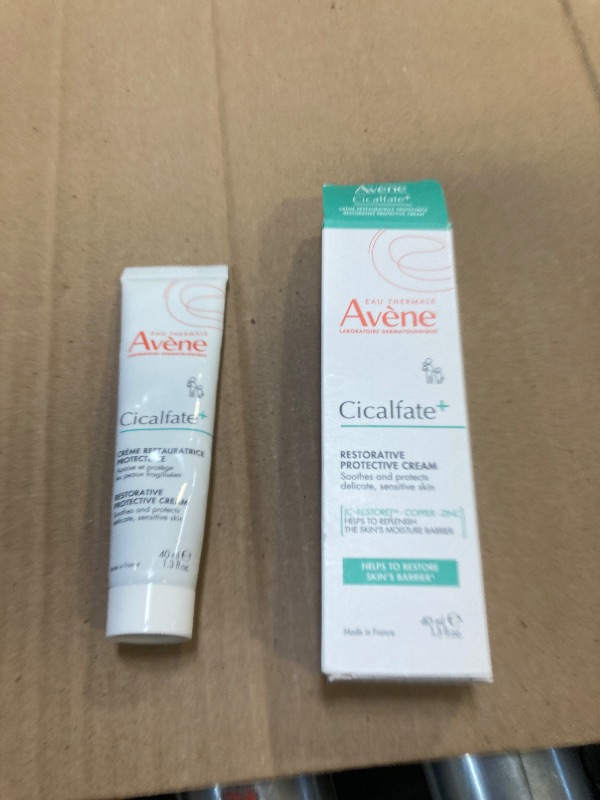 Photo 1 of Avene Cicalfate+ Restorative Protective Cream, postbiotic skincare for sensitive skin, helps restore skin barrier, face and body, safe for infants, children and adults, 1.3 Fl Oz exp- 2027