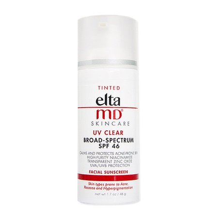 Photo 1 of UV Clear Facial Sunscreen SPF 46 - for Skin Types Prone to Acne, Rosacea & Hyperpigmentation - Tinted - 48g-1.7oz exp- 10/2027