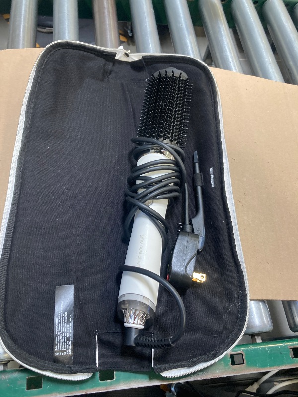 Photo 1 of ghd Duet Blowdry-Hair Dryer Brush-Wet to Blow Dried with No Heat Damage, 3X More Volume, 24hr Long Lasting Results, Blow Dry with No Fizz, 50% More Shine - White