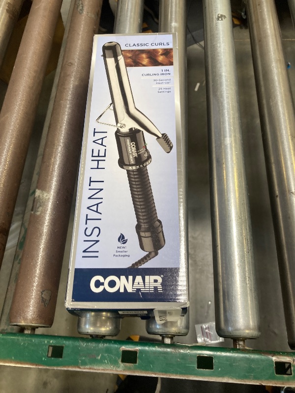 Photo 1 of Conair Instant Heat 1-Inch Curling Iron, 1-inch barrel produces classic curls – for use on short, medium, and long hair