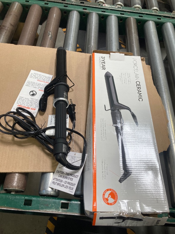 Photo 1 of BaBylissPRO Porcelain Ceramic 1 1/4 Inch Curling Iron, Hair Styling Tools & Appliances, BP125S