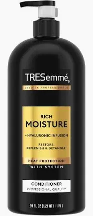 Photo 1 of TRESemmé Rich Moisture Conditioner for Dry Hair Rich Moisture Hydrating Conditioner Formulated With Vitamin E and Biotin 28 oz
