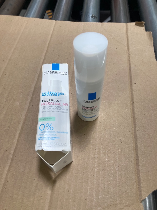 Photo 1 of La Roche-Posay Toleriane Rosaliac AR Visible Redness Reducing Cream, Color Correcting Face Cream for Sensitive Skin with Green Pigments, Soothing and Hydrating