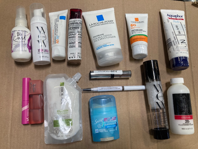 Photo 1 of VARIOUS BEAUTY CARE PRODUCTS -  MIX OF USED AND NEW 