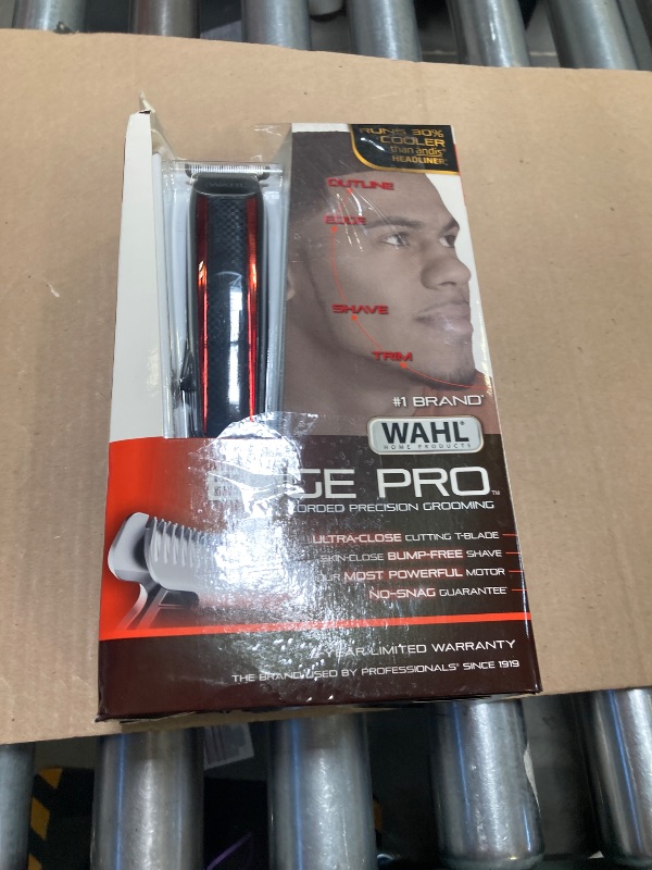 Photo 1 of Wahl Edge Pro Bump Free Corded Beard Trimmer for Men Touch Up Trimmer & Grooming Detailer Kit – Perfect for Edging Beards, Mustaches, Hair, & Stubble, – Model 9686-300