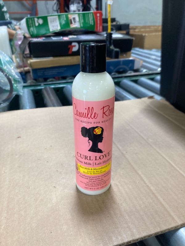 Photo 1 of Camille Rose Curl Love Moisture Milk Leave-In Conditioner, with Rice Milk and Macadamia Oil to Soften, Smooth and Detangle Curly Hair, 8 oz