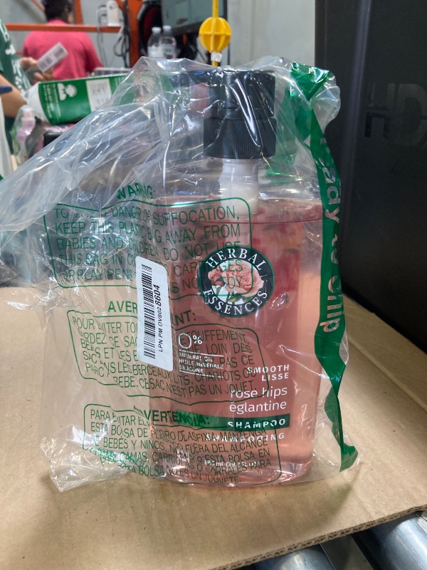 Photo 1 of Herbal Essences Rose Hips Shampoo - Smooth, Shiny Hair with Vitamin E & Jojoba, Safe for Color Treated Hair, Floral Scent, Cruelty-Free, Dermatologist-Tested, 29.2 Fl Oz