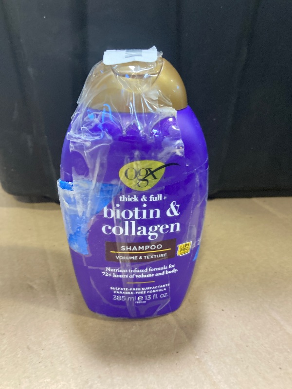 Photo 1 of Ogx Shampoo Biotin & Collagen 13 Ounce (384ml) 