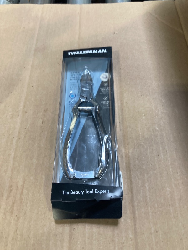 Photo 1 of Tweezerman LTD Barrel Spring Toenail Nipper, Stainless Steel
