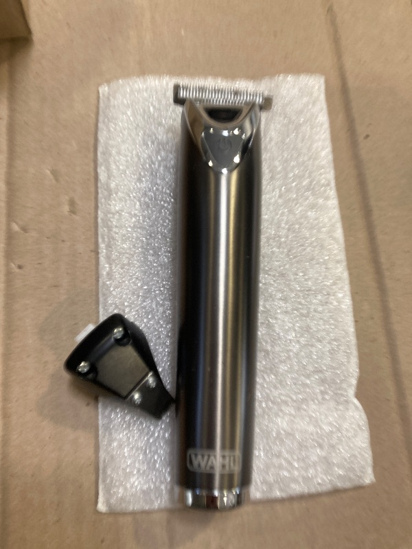 Photo 1 of Wahl USA Stainless Steel Lithium Ion 2.0+ Beard Trimmer for Men - Electric Shaver & Nose Ear Trimmer - Rechargeable All in One Men's Grooming Kit - Model 9864SS