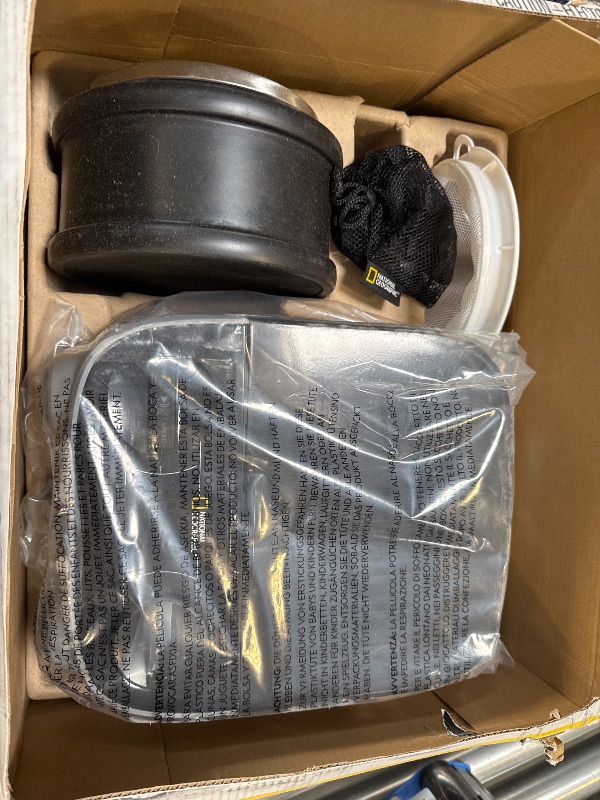 Photo 1 of NATIONAL GEOGRAPHIC Platinum Series Ultra Quiet Gem Polisher Kit - Patent-Pending for Kids & Adults, 2 lb. Barrel, Grit, GemFoam, Rock Tumblers