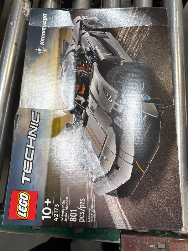 Photo 1 of LEGO Technic Koenigsegg Jesko Absolut Grey Hypercar, Sports Car Building Toy Set for Boys and Girls, Vehicle Racing Car for Kids, Buildable Model Kit, Sports Car Toy, Motor Enthusiasts’ Gift, 42173