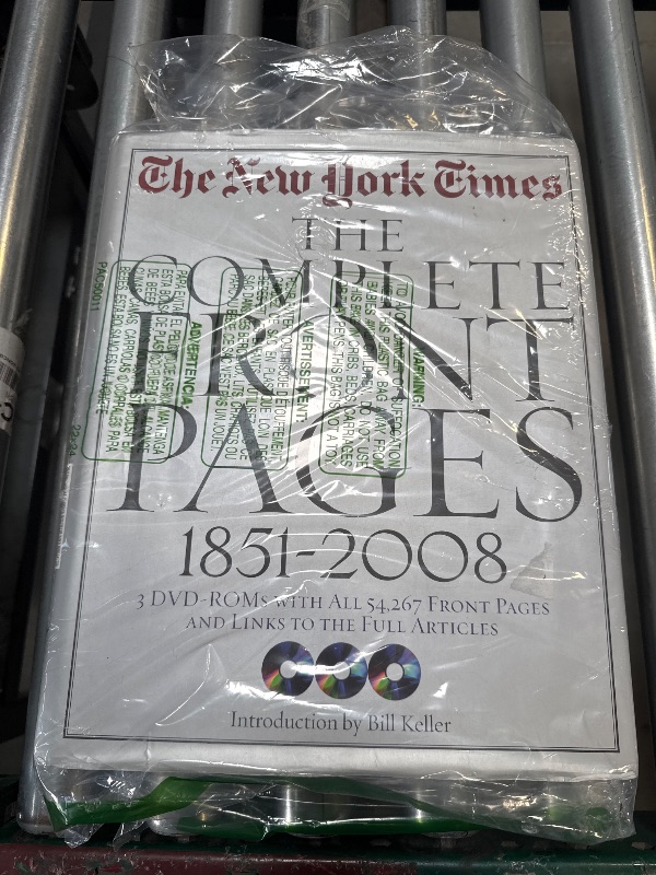 Photo 1 of New York Times: The Complete Front Pages: 1851-2008