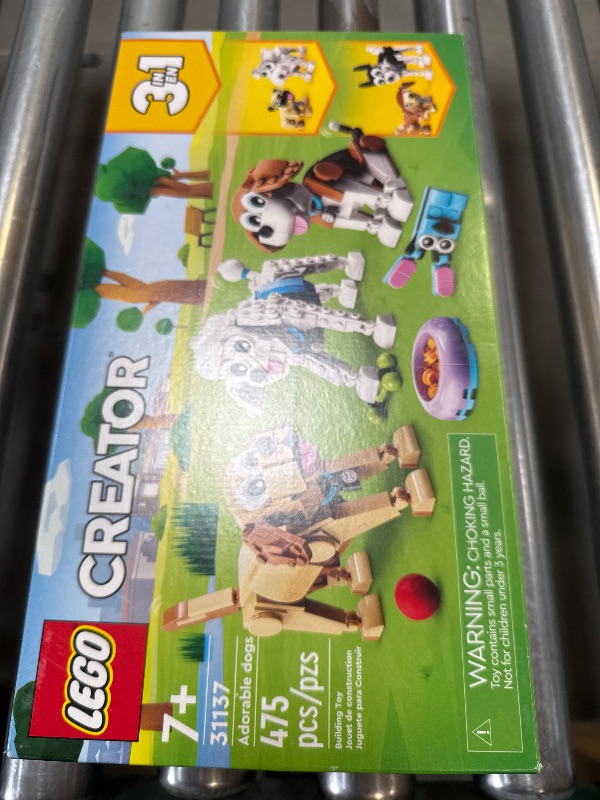 Photo 1 of LEGO Creator 3 in 1 Adorable Dogs Building Toy Set, Gift for Dog Lovers, Featuring Dachshund, Beagle, Pug, Poodle, Husky, and Labrador Figures for Kids 7 and Up, 31137