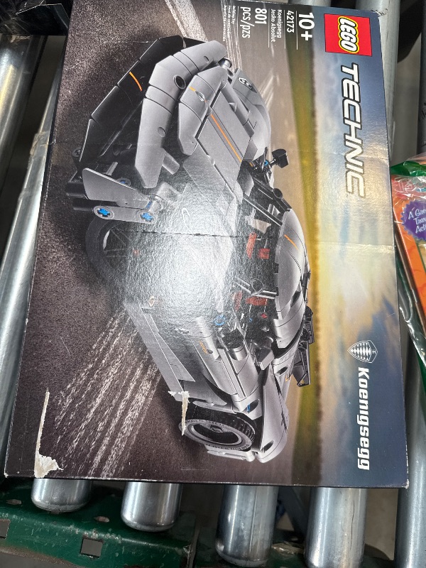 Photo 1 of LEGO Technic Koenigsegg Jesko Absolut Grey Hypercar, Sports Car Building Toy Set for Boys and Girls, Vehicle Racing Car for Kids, Buildable Model Kit, Sports Car Toy, Motor Enthusiasts’ Gift, 42173