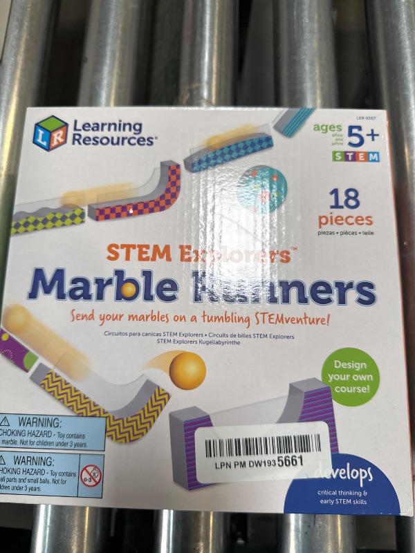 Photo 1 of Learning Resources STEM Explorers Marble Runners - 18 Pieces, Ages 5+ STEM Toys and Activities for Kids, Brain Teaser Toys and Games, Kindergarten Games